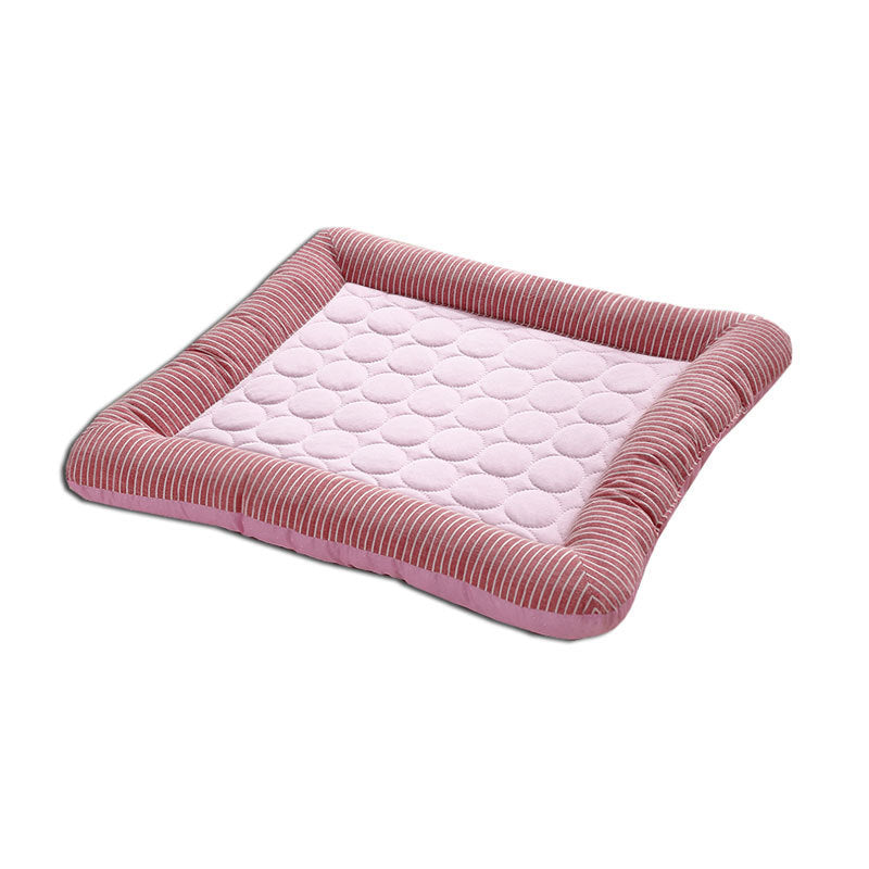 Pet Cooling Pad Bed For Dogs Cats Puppy Kitten Cool Mat Pet Blanket Ice Silk Material Soft For Summer Sleeping Blue Breathable - Woofie Zone