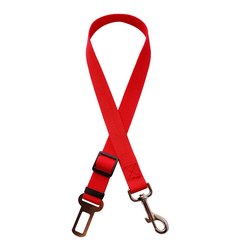 Adjustable Pet Cat Dog Car Seat Belt Pet Seat Vehicle Dog Harness Lead Clip Safety Lever Traction Dog Collars Dogs Accessoires Pets Products - Woofie Zone