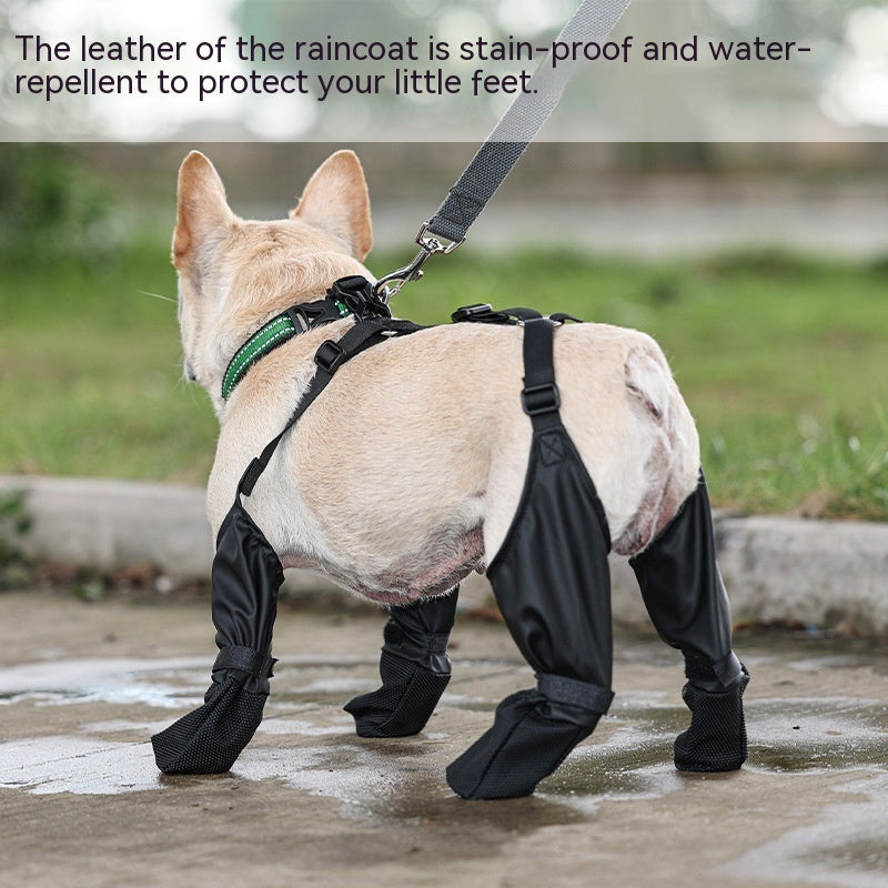 Waterproof Dog Shoes Adjustable Dog Boots Pet Breathbale Shoes For Outdoor Walking Soft French Dog Shoes Pets Paws Protector Pet Products - Woofie Zone
