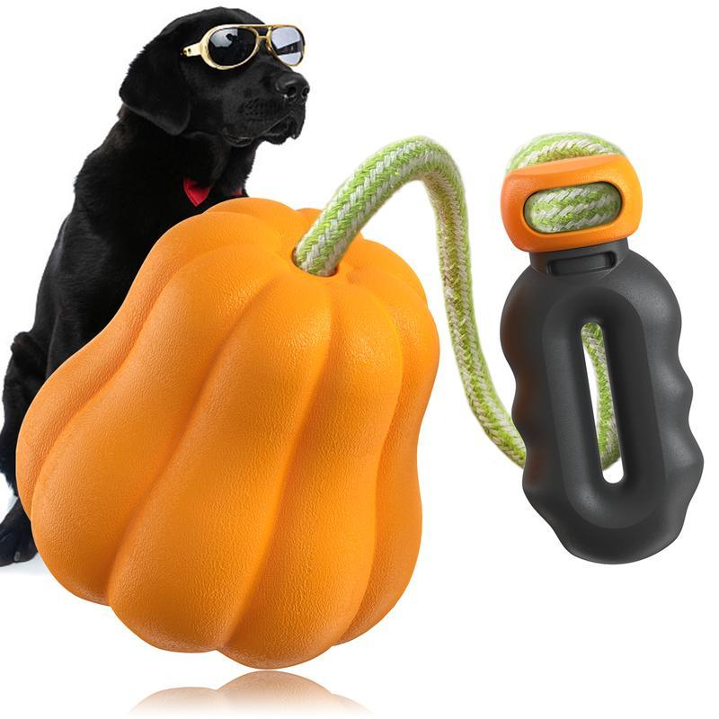 PROKEl Dog Rope Fetch Exercise ToyforMedium  Large Aggressive Chewers BreedDogsChew Interactive Toys Training Tug Of WarBallsindoor And Outdoor Halloween Dogtoyorange Plain Indestructible Dogtoy Super - Woofie Zone